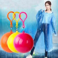Chaleco De Lluvia Desmontable Portátil Con Llavero Y Bola De Compresión Para Adultos Equipamiento De Camping Al Aire Libre - details 0