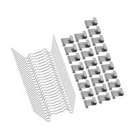 50x Clips De Vidrio Para Invernadero Herramientas De Jardín Repuesto Para Ventanas Herramientas De Reparación Para Invernadero Uso En Jardín Y Yarda - details 1