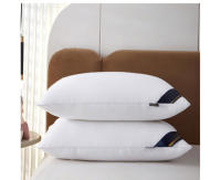 Almohada Suave De Algodón Blanca 1PC Rebound Para Dormitorio Cómoda Para Descansar Y Sueño Filling De Poliéster 100% - details 1