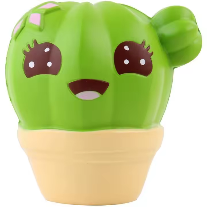 Juguete blando jumbo de 4.1" con aroma a cactus, de crecimiento lento, kawaii, antiestrés, para coleccionar, regalo, entrega aleatoria. - 1