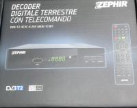 ZEPHIR TDT Decodificador Digital Terrestre DVB T2 HEVC H.265 mpeg2/mpeg4 H264 Media Player Puerto USB. HDMI y SCART Mando a Distancia Learning, Main 10, Negro - details 0