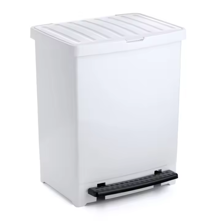 Tatay Cubo Pedal 25 L Blanco - 1