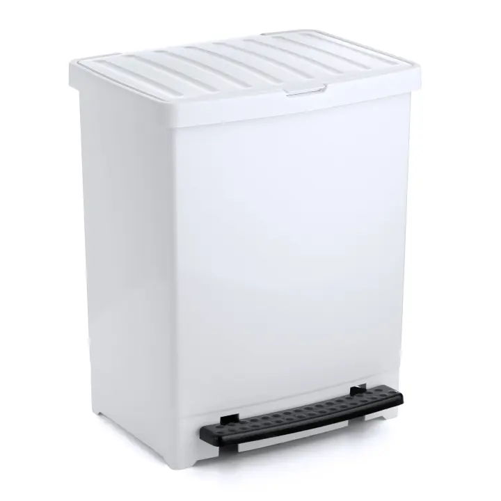 Tatay Cubo Pedal 25 L Blanco - 1