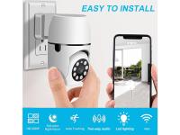 Cámaras de Vigilancia WiFi Wireless 1080P LED Night Light Detección de Movimiento para Vigilancia  (Enchufe de la UE)360° Camara Wifi De Seguridad Monitor Para Casas Sensor Movimiento Audio Noche - details 3