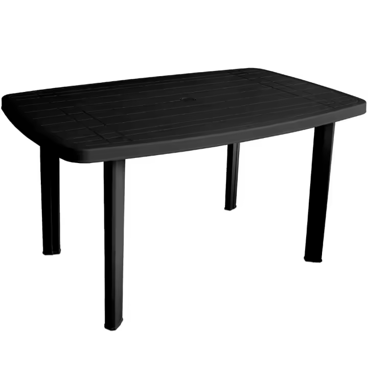 PROGARDEN Mesa Resina Faro Antracita 137x85 Cm - Alta Calidad - 1