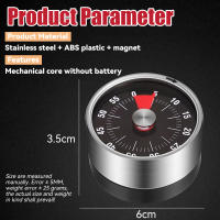 Timer Visual Mécanico 1pc Para Cocina Clase De Enseñanza Hornear Reunións Cocinar Trabajo Horloge De Metal Eco-amigable - details 5