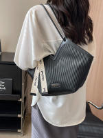 Bolso De Hombre Para Mujer Diseño Moda Nueva Línea Tote De PU Con Cierres De Cremallera Y Dos Manijas Estilo Casual - details 3