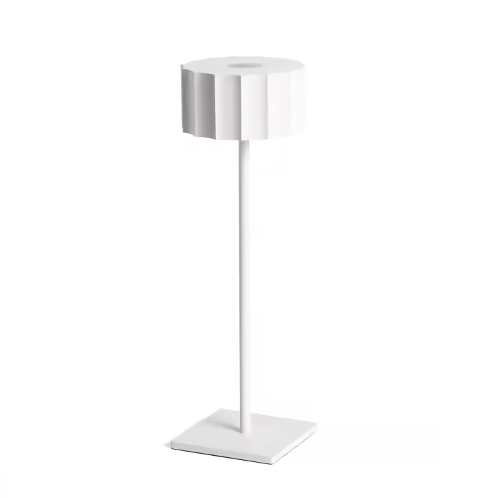 Ledkia Lámpara de Mesa LED Portátil para Exterior con Batería USB Recargable Cesc Blanco - 1