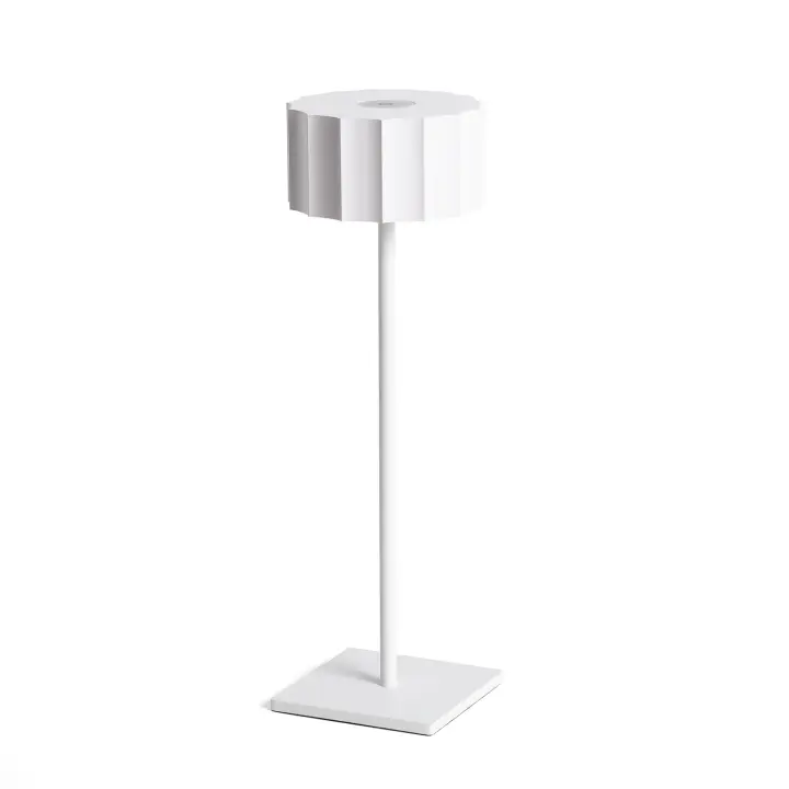 Ledkia Lámpara de Mesa LED Portátil para Exterior con Batería USB Recargable Cesc Blanco - 1