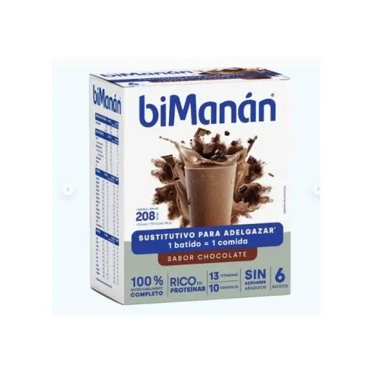 Batido Sustitutivo Bimanan Chocolate - Control de Peso - 1