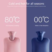 Bolsa De Agua Caliente 1000-2000ml Para Mujer Cubre El Estómago Manos Y Pies Mantener Caliente Funda De Botella De Agua Caliente PVC - details 17