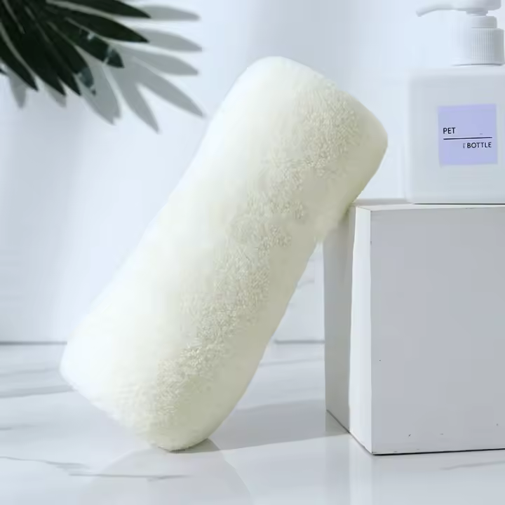 Toalla De Cara De Microfibra Superfina Absorbente De Alta Densidad Tela De Coral Secado Rápido Suave Con Gancho Para Limpieza - 1