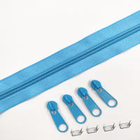 Cremalleras De Nylon Largas Para Costura Y Tailor 1/2/3/5/10 Metros Con Deslizadores 4/8/12/20/40 Piezas Accesorios Para Ropa Y Bolsos - details 9