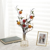 Modelo De Fruta De Persimón Artificial Decoración Para Fotografía Boda Casa Regalo Navidad Halloween Agradecimiento DIY Plantas Falsas - details 1