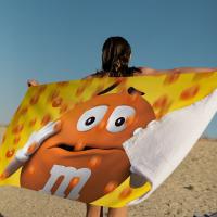 Toalla De Playa Y Baño Anime M&M Snacks Para Niños Absorbente Y Suave Para Viajes Camping Gimnasio Tamaño 30x30 Cm 30x60 Cm 76x182 Cm 50x100 Cm - details 8