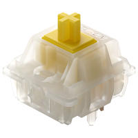 GATERON KS-3X1 V2 Switches Lineales pro De Color Amarillo Lechoso Pre-lubrados Para Teclado Mécanico MX Tipo 5 Pin - details 0