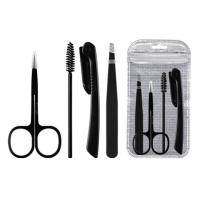 Kit De Cejas Para Mujer Con Cuchilla Afilada Tijeras Y Pinzas Herramientas De Cuidado Estéticas Para El Rostro - details 3