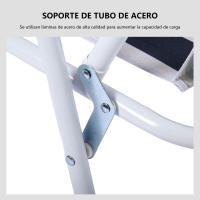 Silla plegable de rayas para exteriores y playa, con dimensiones de 40*50*73 cm. Ideal para viajes a la playa, vacaciones en la costa, acampar en el parque. Es plegable y cuenta con diseño ergonómico. - details 3