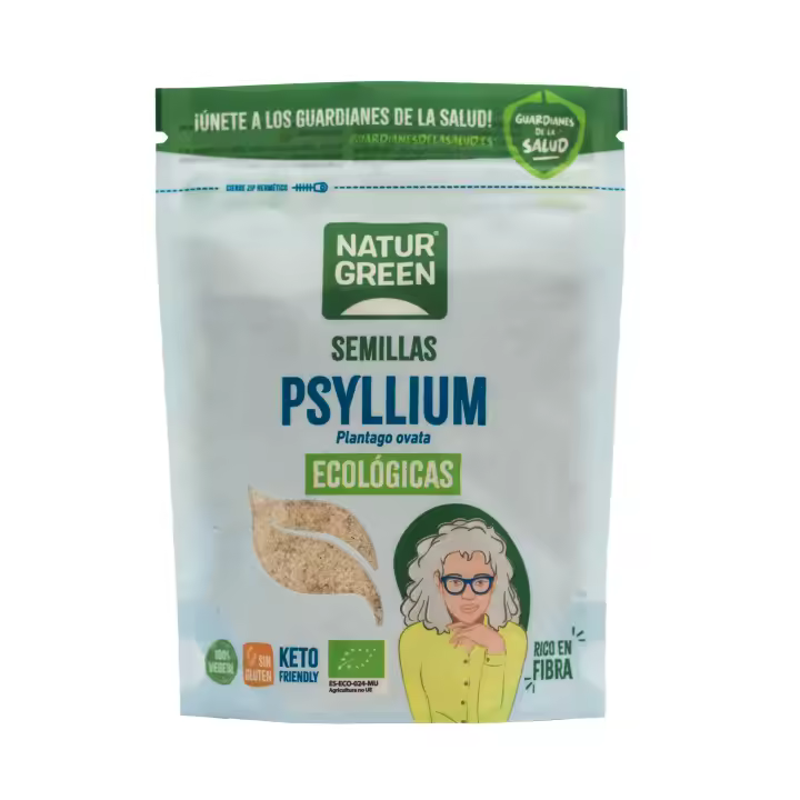 Naturgreen Cáscara de semillas de Psyllium Bio molida 100 gramos - 1