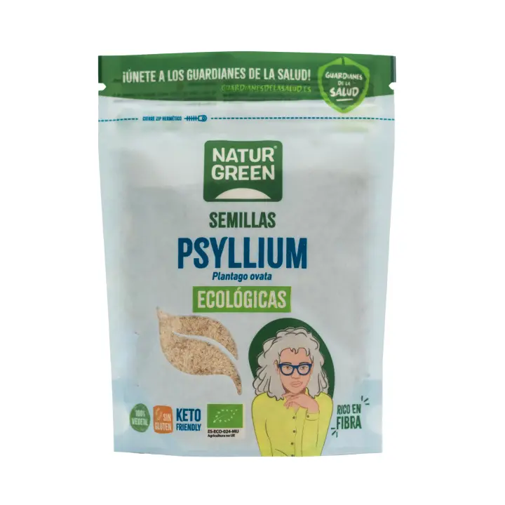 Naturgreen Cáscara de semillas de Psyllium Bio molida 100 gramos - 1