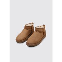 UGG CLASSIC ULTRA  MINI II Botín Plano Mujer Cuero - details 0