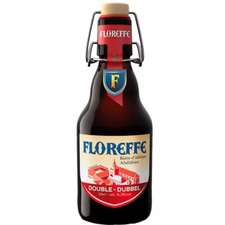 6 uds x Floreffe Double Tapon Gaseosa 33Cl cerveza Belga tostada tipo Abadía - 1
