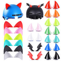2pcs Accesorios Para Casco Con Orejas De Gato Universales Decoración De Estilo Motocicleta Y Coche Adhesivos De Orejas De Gato Lindas Para Mujeres - details 1