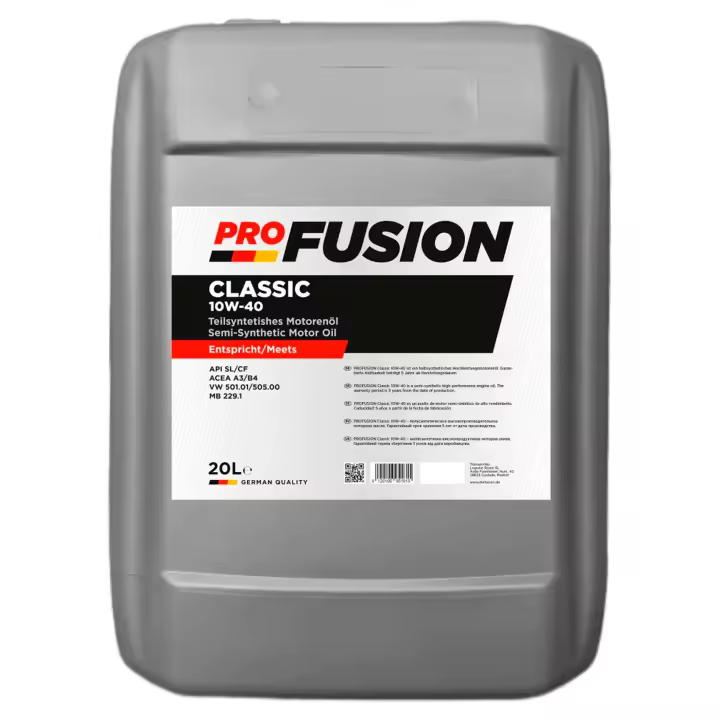 ProFusion Aceite para Motores Gasolina y Diésel - Lubricante para Coche 10w40 20L - 1