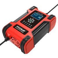 Cargador De Batería De Coche Automático Inteligente 12A Gran Potencia Para Coche Y Camión 12V 24V Desulfurador De Batería - details 14