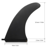 SUP Fin De Un Solo Pie Para Tabla De Surfeo Y Balsa Longboard Nylon Tamaños Variados 6.5'' / 7.5'' / 8'' / 9'' / 10'' Unisex - details 9