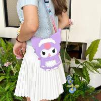 Bolsa De Silicona Labubu Cartoon Monedero Cruzado Para Niños Accesorios De Viaje Portátil Regalos De Cumpleaños Anime Bag Unisex - details 1