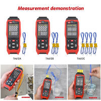 TA612C Termómetro Digital Con Pantalla LCD De 4 Canales Para Thermocouple K/J Tipo Almacenamiento De 5000 Grupos Y Descarga USB - details 3