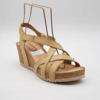 Virucci - Sandalias Tacón Casual de Mujer Cómodas Modernas 855 disponible en Beige, Blanco, Cuero, Negro - details 0