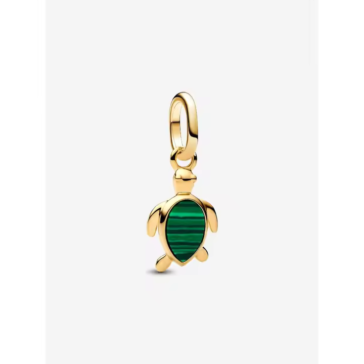 Mini Charm Colgante Pandora Tortuga Verde 763823C01 - 1