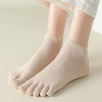 Calcetines De Mujer a Cinco Dedos 5 Pares Algodón De Alta Calidad Calcetines De Tobillo Para Yoga Y Deportes Con Dedos Separados - details 0