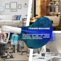 Máquina de nebulización desinfectante profesional, atomizador electrostático ULV y pistola de vapor Nano de mano inalámbrica-PISTOLA DE PULVERIZACIÓN recargable con luz azul - details 0