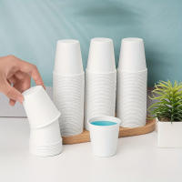 Cucharas De Papel Desechables Pequeñas 150/100/50PCS Blanco Para Café Bebidas Caramelo Hotel Fiesta Supermercado Oficina Tamaño 5X5X3.5CM - details 1