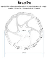 Freno De Disco De Aleación De Aluminio JEDERLO F180/R160 F160/R140 Para Bicicleta De Montaña Accesorios De Línea Mecánica De Pulla - details 13