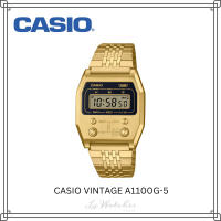 reloj digital retro vintage Casio A1100G-5 remember 52QS-14B 70’s edition 40 × 35 × 9.1 mm  baño de iones - details 3