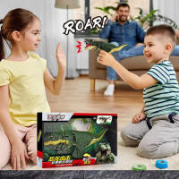 Juguete Interactivo De Dinosaurio Para Niños Juguete Creativo Sin Baterías Con Resorte Telescópico Swing Fidget Regalo De Navidad Para Niños - details 7