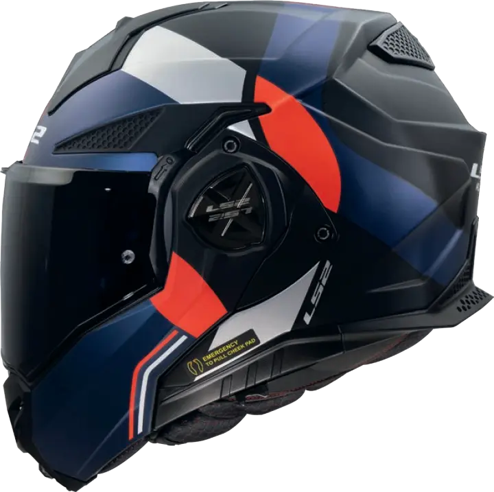 LS2 FF901 ADVANT X ULTRA MATT BLUE RED-06 - 1