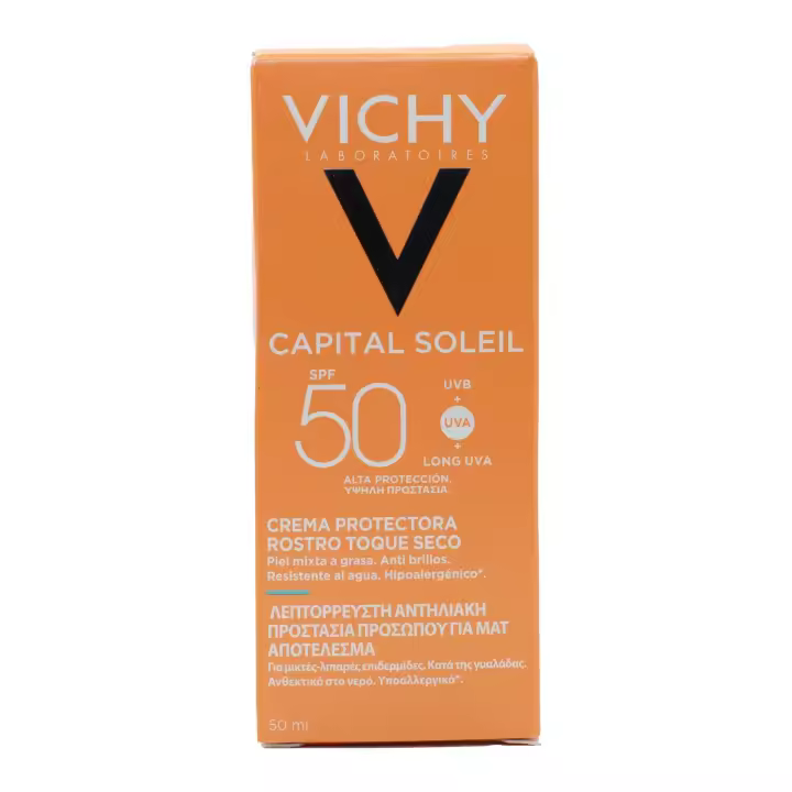 VICHY CAPITAL SOLEIL FACIAL TOQUE SECO 50+ SPF 50ML - 1