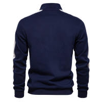 AIOPESON Chaqueta De Algodón Y Poliéster Para Hombres Con Cuello Alto Y Cierre De Cremallera Casual Ligera Para Otoño E Invierno - details 9