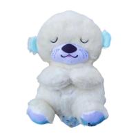 Oso De Peluche Para Bebé Con Música Y Luz Companion De Sueño Suave Otters Soothing Regalo Para Niños Y Niñas Relleno De Algodón PP - details 14