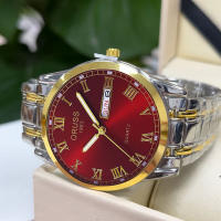 Reloj De Pulsera De Moda ORUSS Para Hombres Acero Inoxidable Resistente Al Agua Luminoso Deportivo Y De Negocios Con Calendario Y Fechas Semanales - details 12