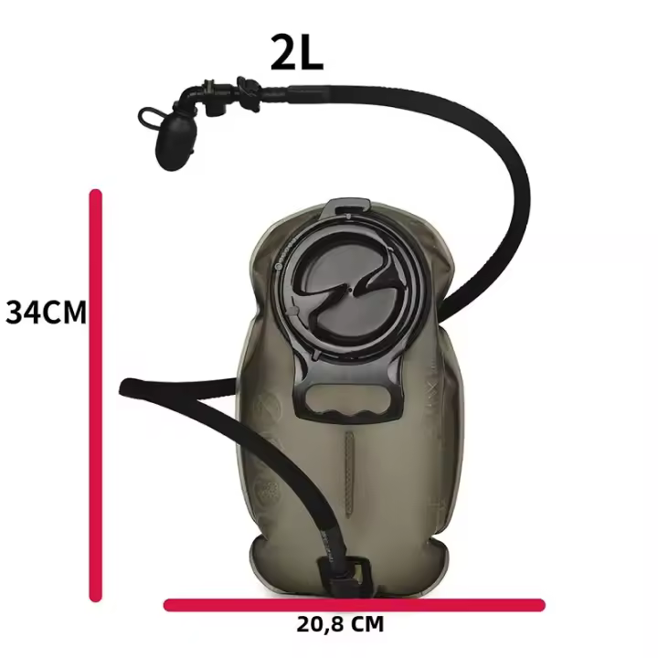 Bolsa De Agua Para Deporte De Aventura De Gran Capacidad TPU Desmontable Para Montañismo Y Correr Reservorio De Bebida 2L/2.5L/3L - 1