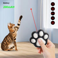 Juguete Para Gatos Con Puntero Láser Recargable Por USB 5 Patrones Ajustables Entrenador Perseguidor Interactivo Para Gatos Y Perros - details 4