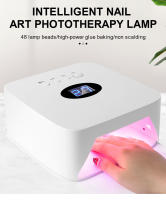 Lámpara De Arte De Uñas Recargable Con 48 LED Y Pantalla Digital Inteligente Secador De Uñas Para Salón Y Uso Doméstico Herramientas De Uñas - details 0