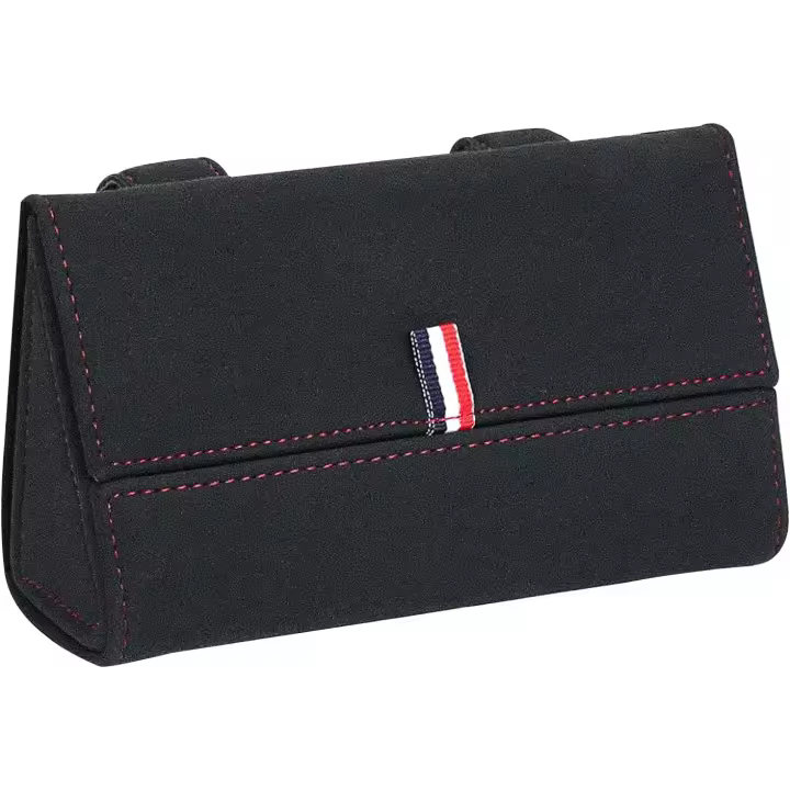 Estuche universal para gafas de coche con cierre magnético oculto, compatible con todos los modelos de vehículos, accesorio interior para camión, color negro - 1