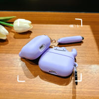 Funda De Silicona Para Airpods 1 2 3 4 Con Dibujos Animados Y Efecto 3D De Fantasma Cubierta Protectora Para Auriculares Inalámbricos Con Estuche De Carga Y Pluma - details 4